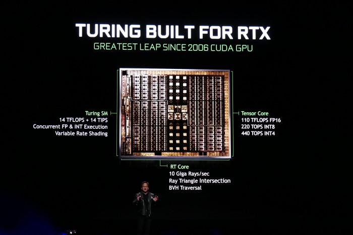 Nvidia stellt die Geforce RTX vor. (Bild: Marc Sauter/Golem.de)