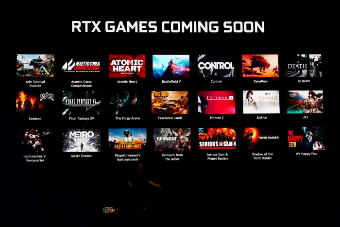 Nvidia stellt die Geforce RTX vor. (Bild: Marc Sauter/Golem.de)