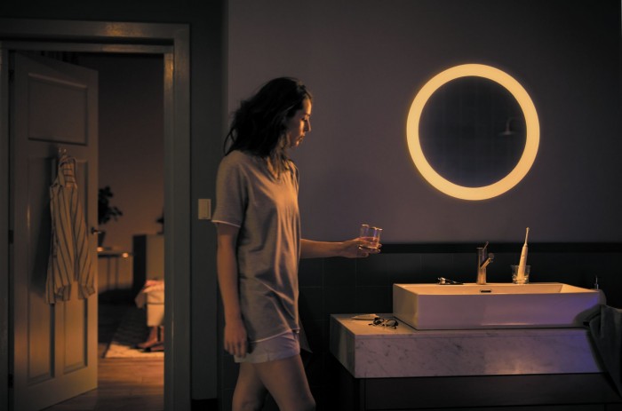 So ist sowohl ein gemütlicheres warmes Licht ...