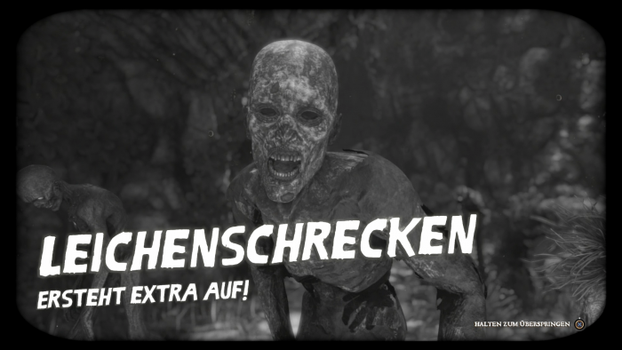 Neue Gegner stellt das Programm im Stil alter Filme vor. (Bild: Rebellion/Screenshot: Golem.de)