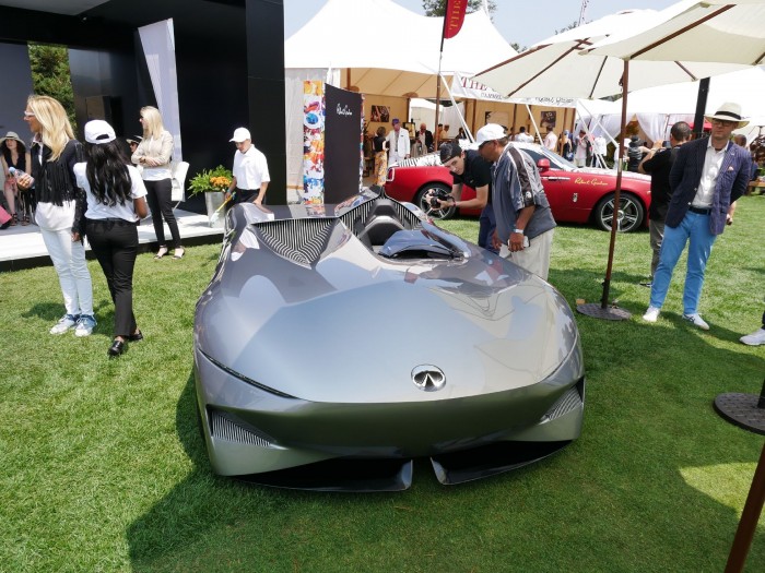 Infinitis Elektrosportwagen soll an die Speedster aus den 1950er Jahren erinnern (Bild: Dirk Kunde)