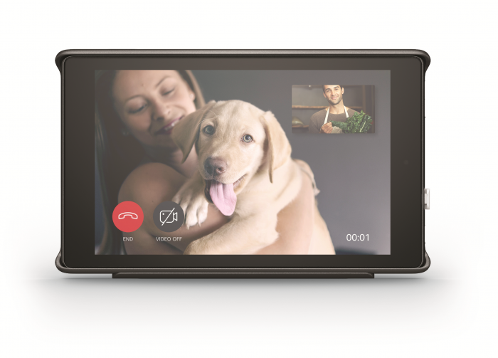 Show Modus Ladedock mit Fire HD 8 (Bild: Amazon)