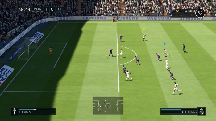 Im Story-Modus geht es für Alex Hunter diesmal zu Real Madrid. Dort soll er zum Nachfolger von Cristiano Ronaldo aufgebaut werden. (Bild: EA/Screenshot: Medienagentur plassma)