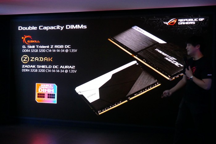 Asus' Präsentation der Z390-Boards und deren Funktionen (Bild: Marc Sauter/Golem.de) 