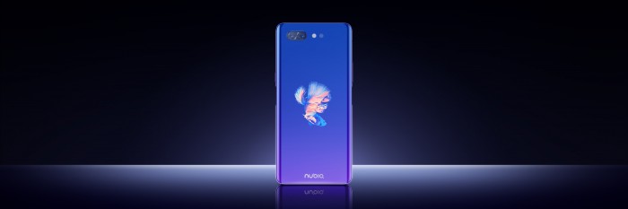 Nutzer können unter anderem verschiedene Motive einstellen, die auf dem rückwärtigen Display angezeigt werden. (Bild: Nubia)