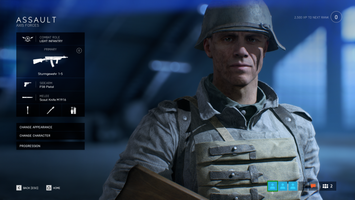 In The Company sammeln und verwalten die Spieler ihre Ausrüstung. (Bild: EA/Screenshot: Golem.de)