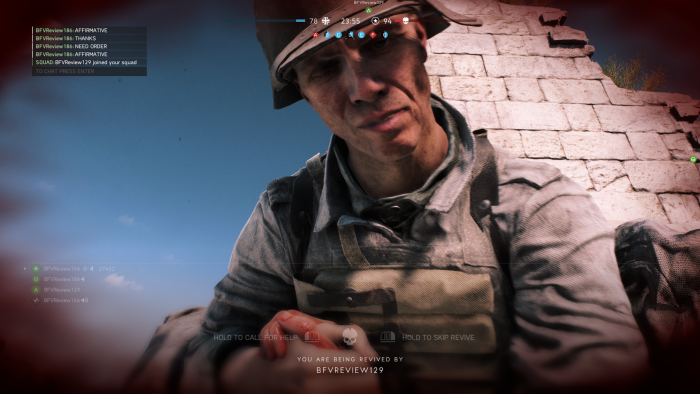 Nach unserem Ableben heilt uns ein Kamerad. (Bild: EA/Screenshot: Golem.de)