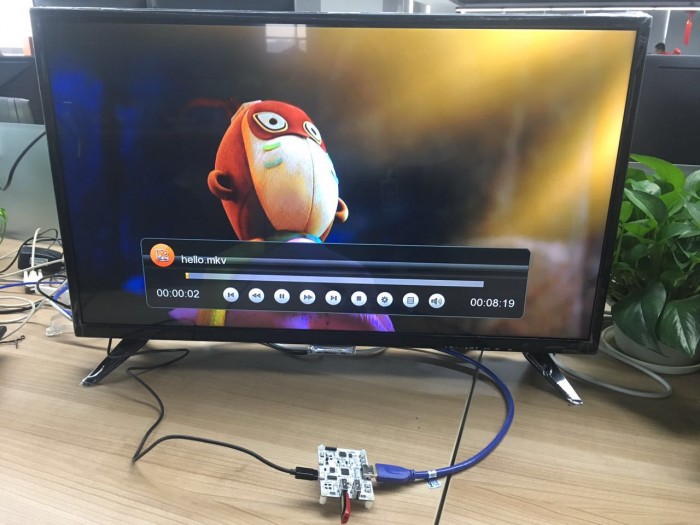 Videowiedergabe ist möglich. (Bild Hangzhou Guoxin Technology)