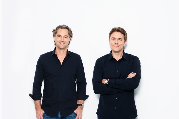 Die Nepos-Gründer Florian Schindler (l.) und Paul Lunow (r.) (Bild: Darius Ramazani)