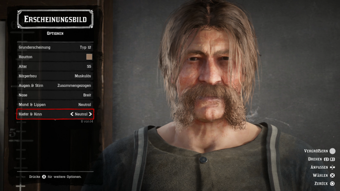 Wesentlich "schönere" Gesichtszüge kann man in Red Dead Online kaum erschaffen. (Bild: Rockstar Games/Screenshot: Golem.de)