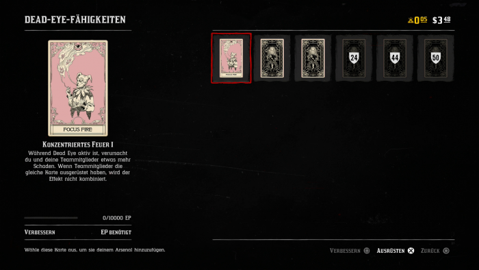 Die Fähigkeitenkarte verbessert auch die Skills von Teamkameraden. (Bild: Rockstar Games/Screenshot: Golem.de)