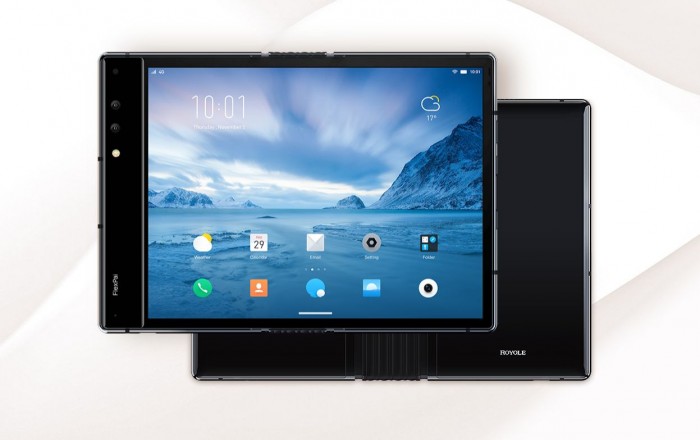 Ausgeklappt ist das Flexpai ein 7,8 Zoll großes Tablet. (Bild: Royole)