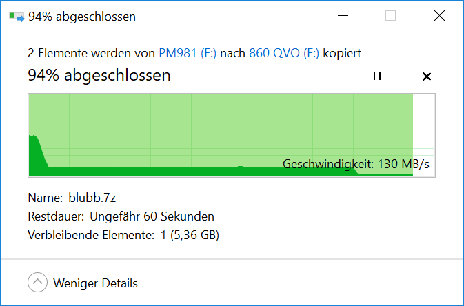 Samsung 860 QVO (Bild: Marc Sauter/Golem.de)