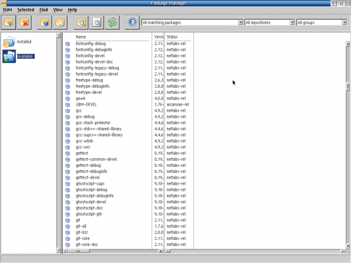 Der beigesteuerte Paket-Manager basiert auf YUM aus dem Fedora-Projekt. (Bild: Arca OS/Screenshot: Jörg Thoma)