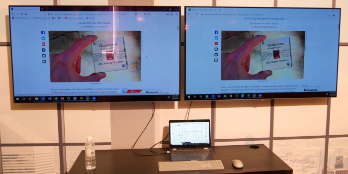 Wir konnten beide Browser kurz ausprobieren. (Bild: Marc Sauter/Golem.de) 