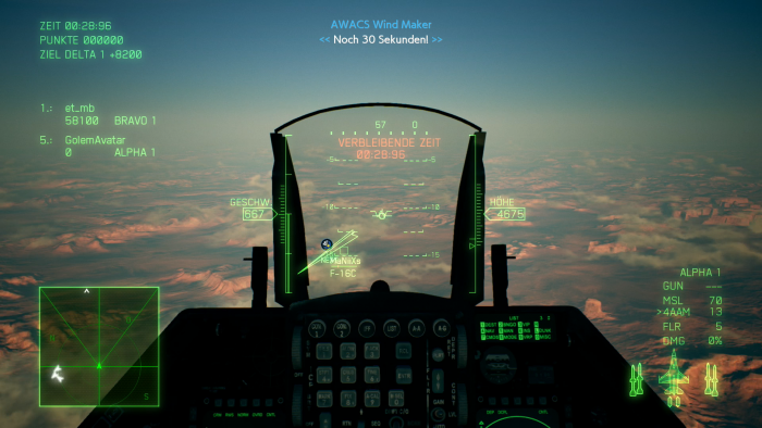 Wer mag, kann in einer Cockpitansicht antreten. (Bild: Bandai Namco/Screenshot: Golem.de)