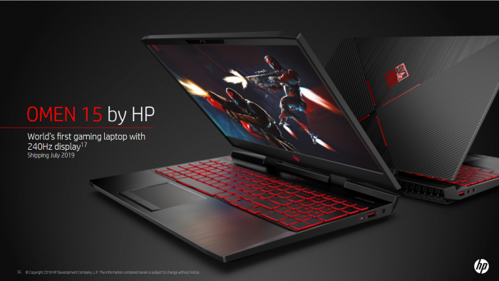 Omen 15 mit 240 Hz und Geforce 1160 (Bild: HP)