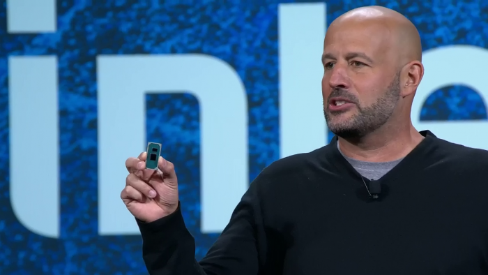 Intel zeigt Lakefield. (Bild: Intel)