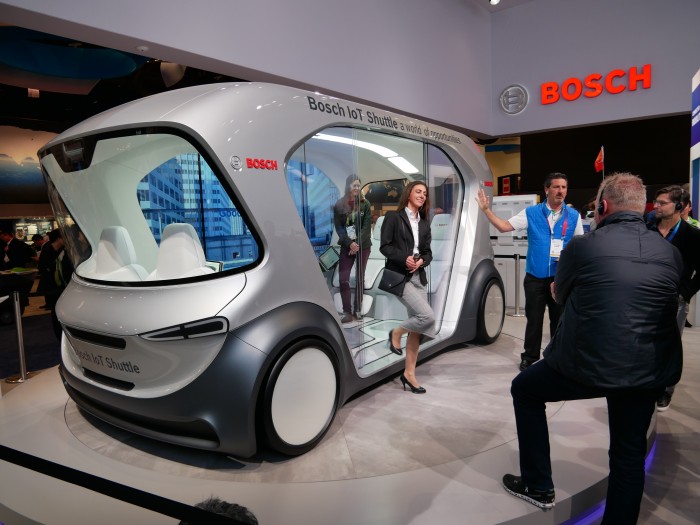 Bosch IOT-Shuttle (Foto: Dirk Kunde)