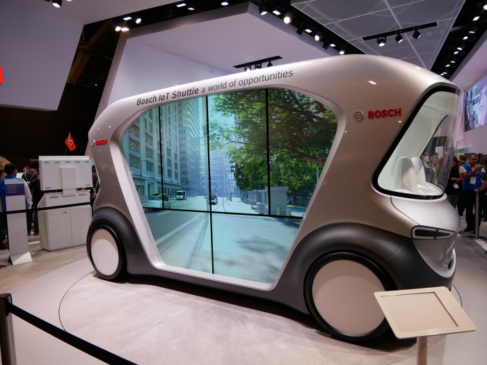 Bosch IOT-Shuttle (Foto: Dirk Kunde)