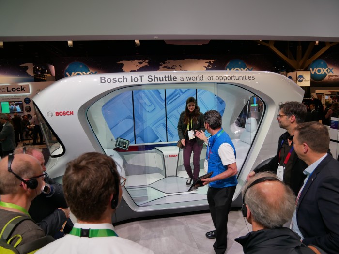 Bosch IOT-Shuttle (Foto: Dirk Kunde)