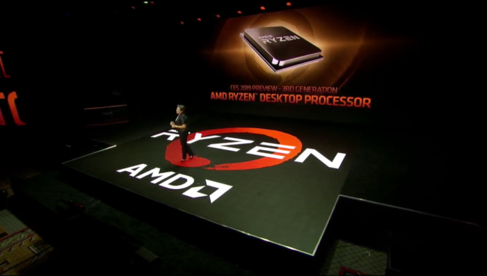 Lisa Su kündigt die Ryzen 300 alias Matisse an. (Bild: AMD)