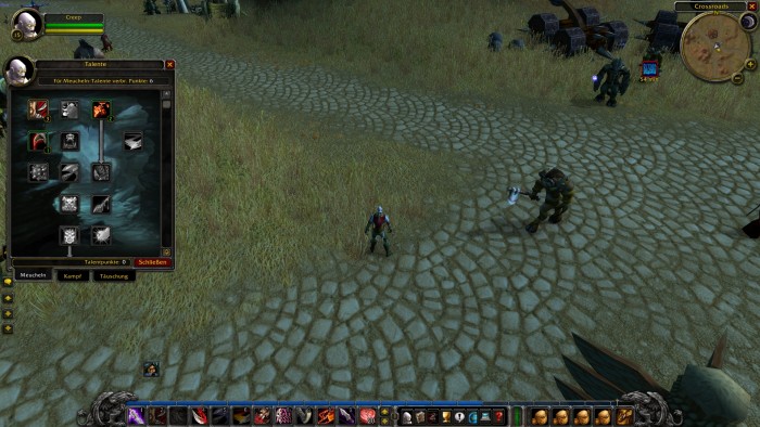 Der alte Talentbaum von World of Warcraft war in der Classic-Demo schon enthalten. (Bild: Blizzard/Screenshot: Golem.de)
