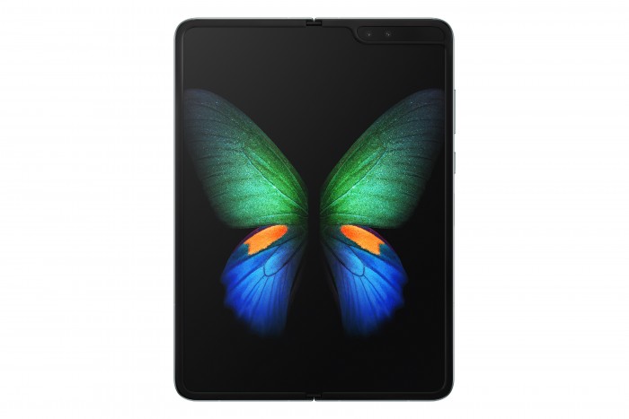 Dank eines faltbaren Displays gibt es kein sichtbares Gelenk in der Mitte. (Bild: Samsung)