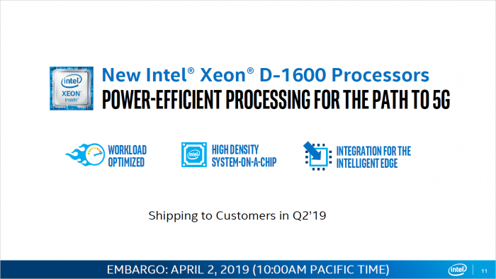 Präsentation zu den Xeon D-1600 (Bild: Intel)