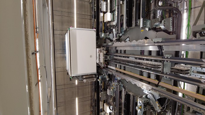 In dem Turm test Thyssen-Krupp Aufzüge wie den Multi. (Bild: Martin Wolf/Golem.de)