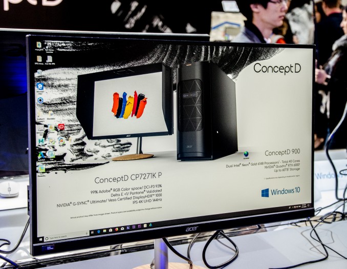Acer zeigt ConceptD-Ger&auml;te. (Bild: Nico Ernst/Golem.de)