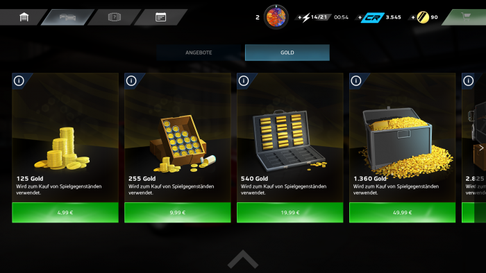 Im Itemshop können wir echtes Geld ausgeben. (Bild: Microsoft/Screenshot: Golem.de)