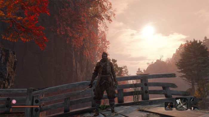 Grafik und Stimmung in Sekiro wirken oft düster. (Bild: Activision/Screenshot: Golem.de) Grafik und Stimmung in Sekiro wirken oft düster. (Bild: Activision/Screenshot: Golem.de)