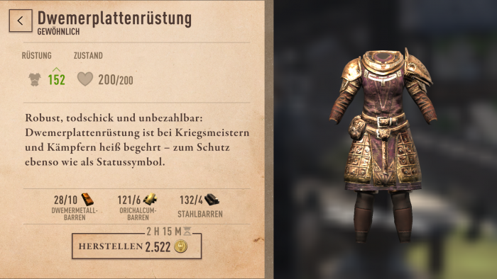 Auch Rüstungen ...  (Bild: Bethesda, Screenshot: Golem.de)