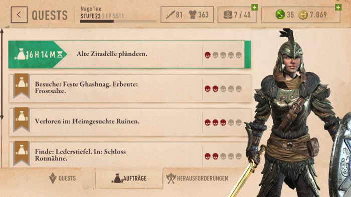 ... nehmen wir Story-Quests an ...  (Bild: Bethesda, Screenshot: Golem.de)