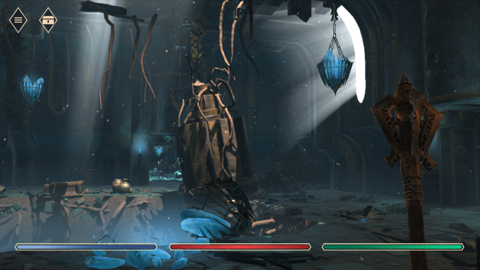 ... und elfische Ayleiden-Ruinen.  (Bild: Bethesda, Screenshot: Golem.de)