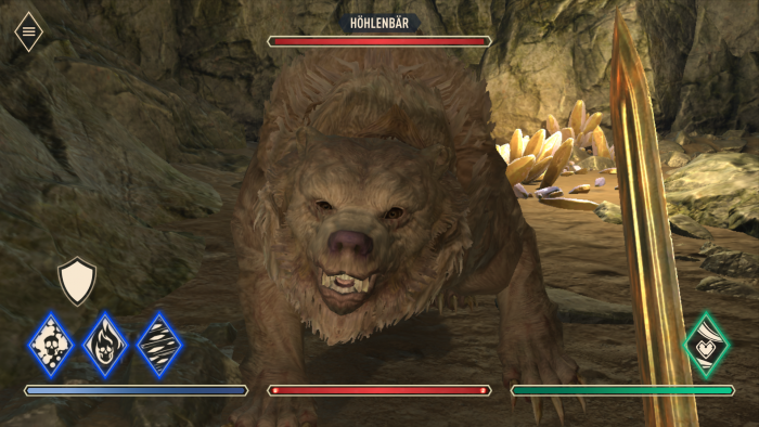 ... und Tiere wie Bären oder Spinnen. (Bild: Bethesda, Screenshot: Golem.de)