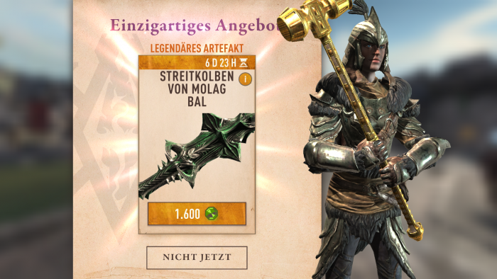Bei Stufenaufstiegen offeriert uns TES Blades teures Equipment. (Bild: Bethesda, Screenshot: Golem.de)