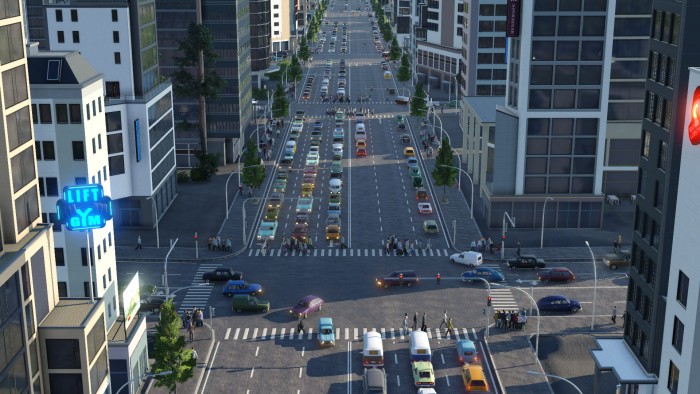 Auf den Straßen ist in Transport Fever 2 mehr los. (Bild: Urban Games) 