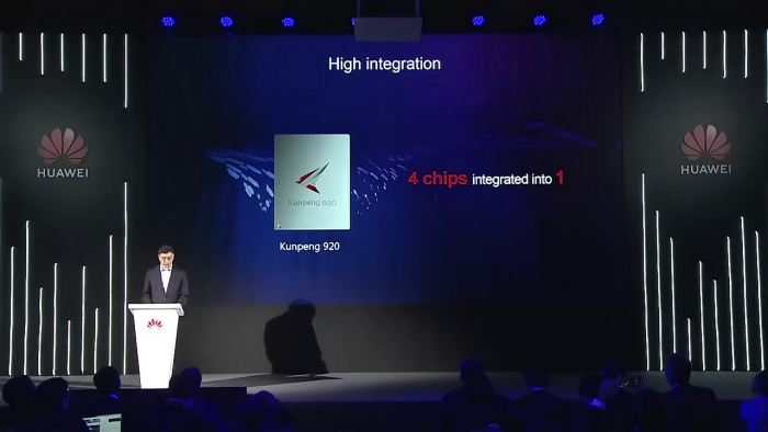 Vorstellung des Kunpeng 920 (Bild: Huawei)