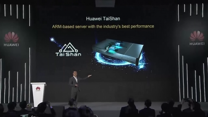 Vorstellung des Kunpeng 920 (Bild: Huawei)
