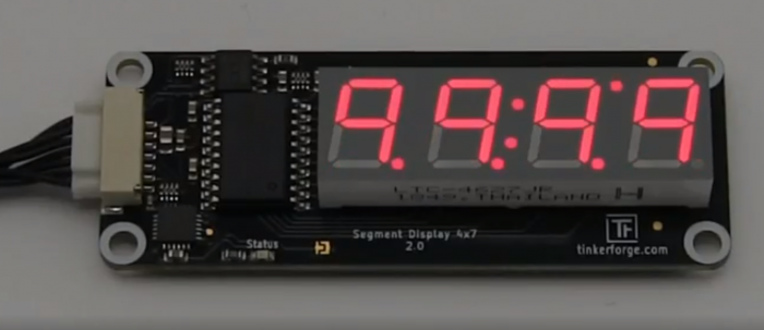 Segmentanzeige (Bild: Tinkerforge)