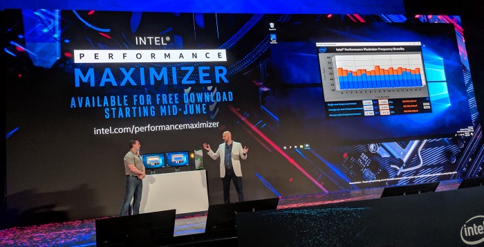 Intel zeigt den Performance Maximizer. (Bild: Intel)