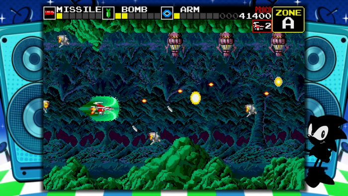 Darius  für das Mega Drive Mini (Bild: Sega/Koch Media)