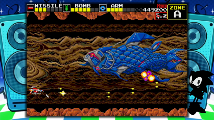 Darius  für das Mega Drive Mini (Bild: Sega/Koch Media)