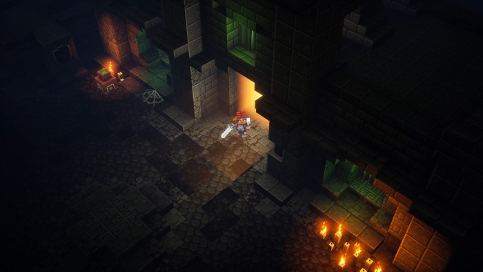 Artwork von Minecraft Dungeons (Bild: Microsoft)