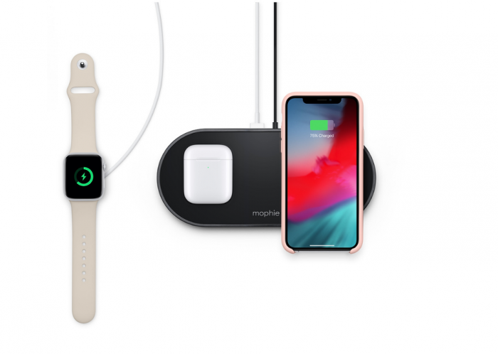 Mophies drahtlose Ladestation für bis zu zwei Geräte (Bild: Apple)
