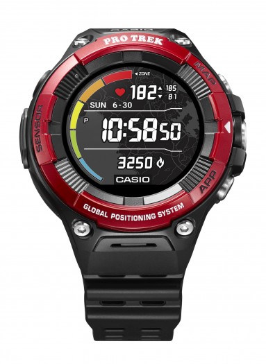 ... und in Rot. (Bild: Casio)