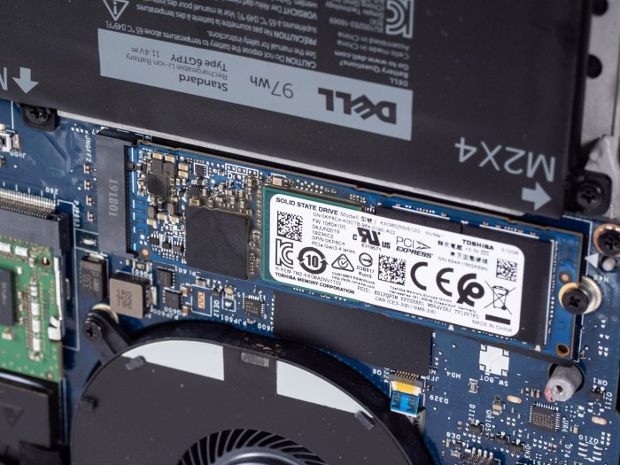 Das Notebook hat Platz für eine NVme-SSD. (Bild: Martin Wolf/Golem.de)