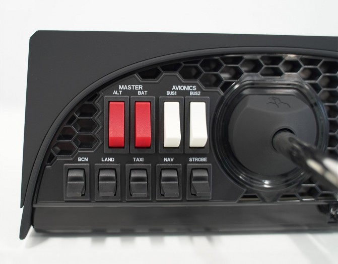 Yoke-System Alpha. (Bild: Honeycomb Aeronautical)